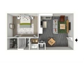 Sheridan Premier Building A-A123 floor plan